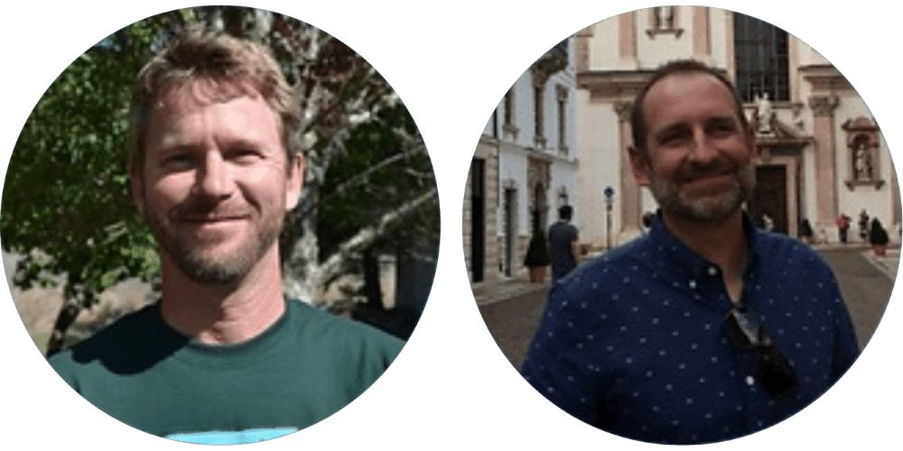 Side by side headshots kris and patrick Side by side headshots kris and patrick