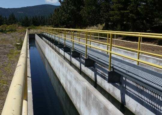 Mt. Shasta wastewater treatment plant