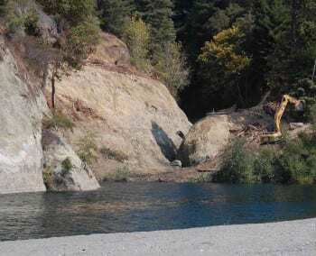 Bridge Creek from mouth of Eel River