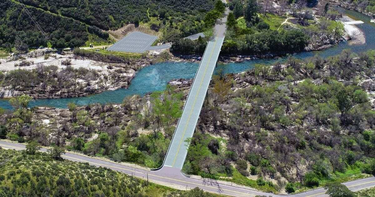 Artist rendering of the new Santa Margarita bridge