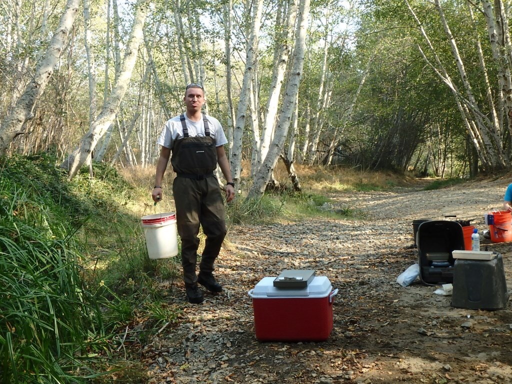 Alex Johanson in field