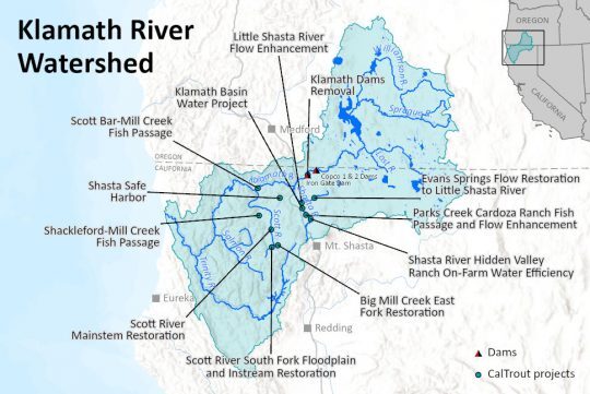 Klamath Watershed Map