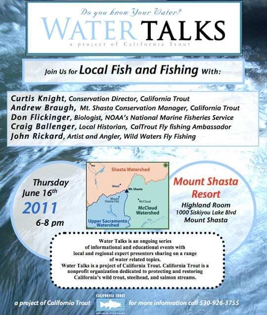 CalTrout Fish and Fishing Water Talks