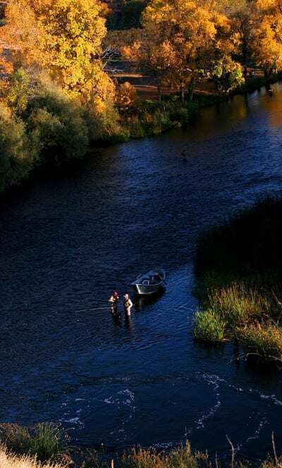 Fly fishermen on the Klamath River