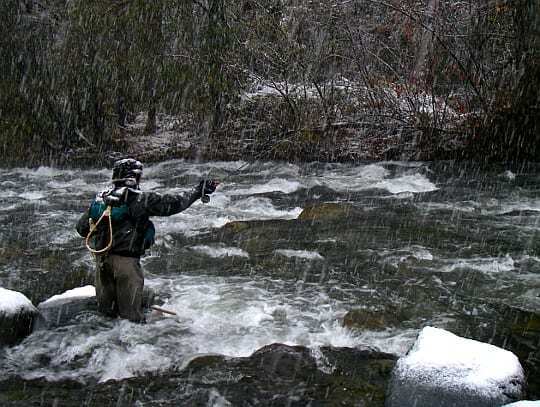 Winter fly fishing: More fun than it looks