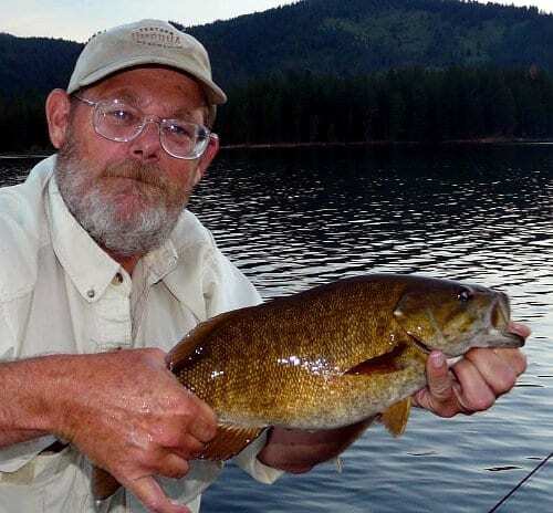 Steve Bertrand with a warmwater smallmouth