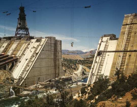 Shasta Dam Under Construction