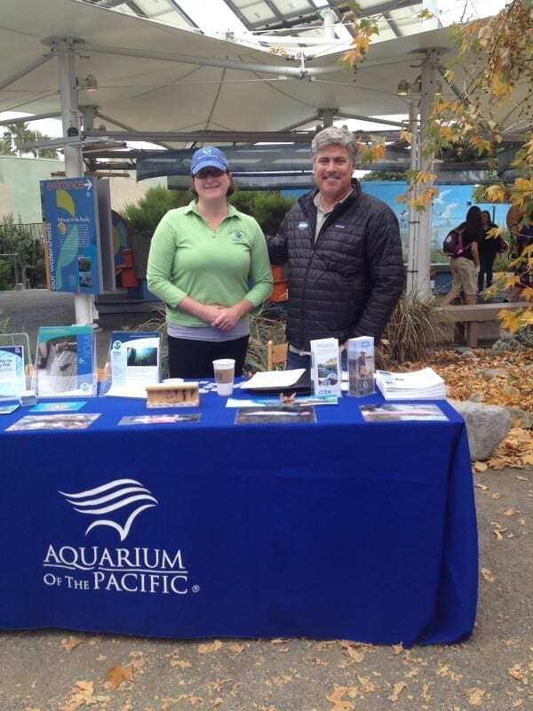 CalTrout's Kurt Zimmerman and NOAA Coordinator, Reni L. Rydlewicz, on hand at the exhibit.