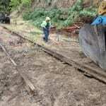 Train track removal