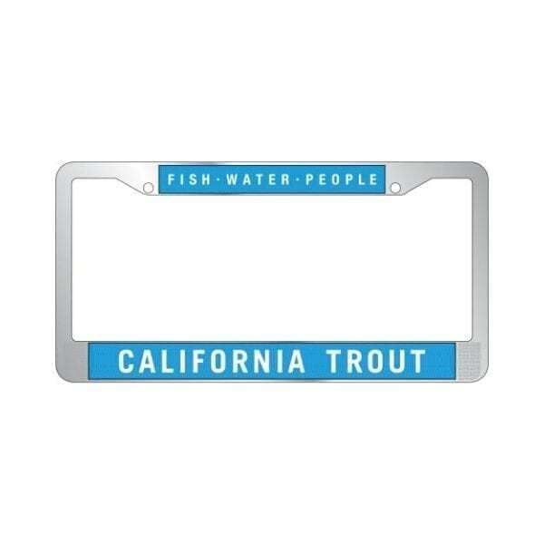 CalTrout license plate frame