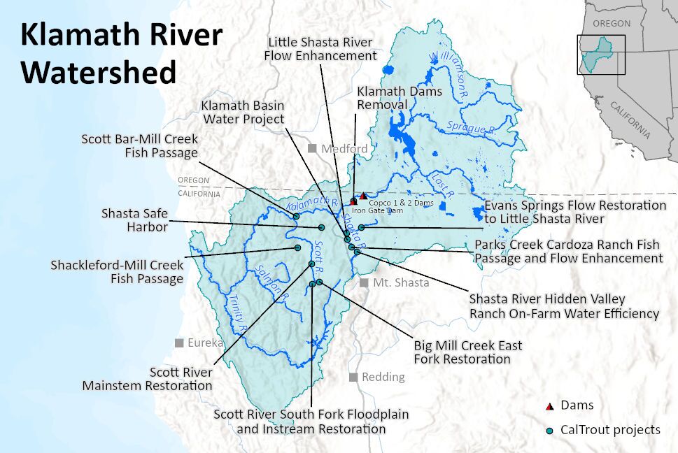 Klamath Watershed Map